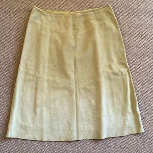 Vintage Banana Republic suede skirt